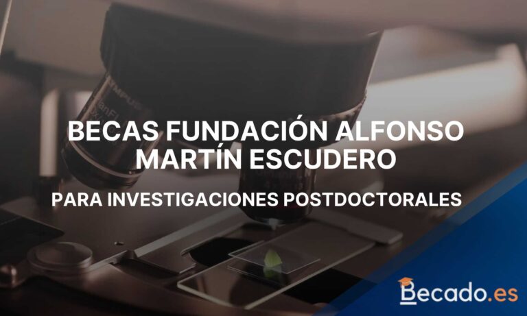 Becas de investigación de la Fundación Alfonso Martín Escudero